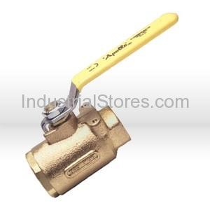 Conbraco 77-104-27 Bronze Full-Port Ball Valve 3/4" Threaded 600psig WOG Cold Non-Shock 150psig Saturated Steam Stainless Steel Latch-Lock Lever & Nut